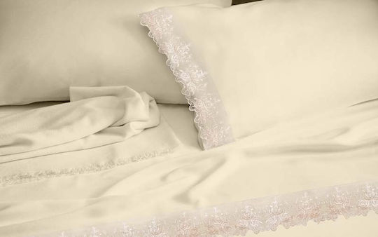 Makis Tselios Home Lace Εκρου Σετ Υπέρδιπλο 4τμχ 240x260εκ. Εκρου Makis Tselios Home Lace Εκρου Σετ Υπέρδιπλο 4τμχ 240x260εκ. Εκρου