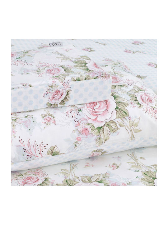 Lino Home Aliso Σετ Σεντόνια Μονά 170x260εκ. White (3τμχ)