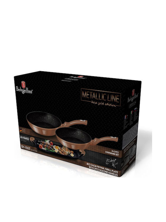 Berlinger Haus Set de tigăi din aluminiu cu strat antiaderent BH-1669 2buc