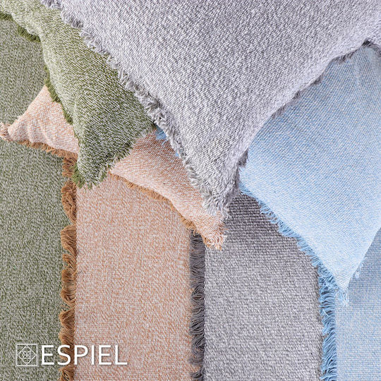 Espiel Espiel Sofa Cushion 100% Cotton Brown 40x40cm
