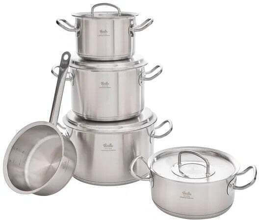 Fissler Profi Σετ Κατσαρόλες από Ανοξείδωτο Ατσάλι 5τμχ