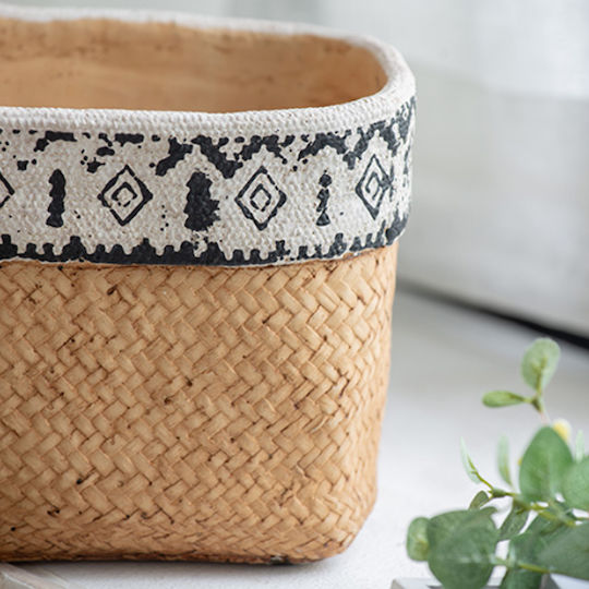 Artekko Κασπώ Τσιμεντένιο Μπεζ 19x14x15εκ. 2τμχ