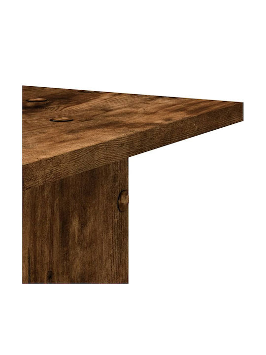 vidaXL Wooden Plant Pot Brown with Stand 30x30x80cm Set of 2