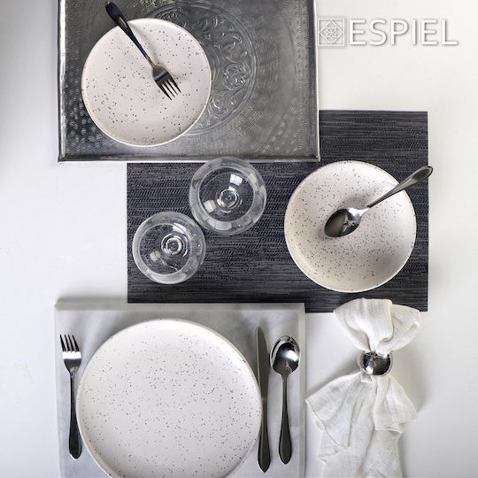 Espiel Platzdeckchen Kunststoff Gray 45x30cm PUL315 1Stück