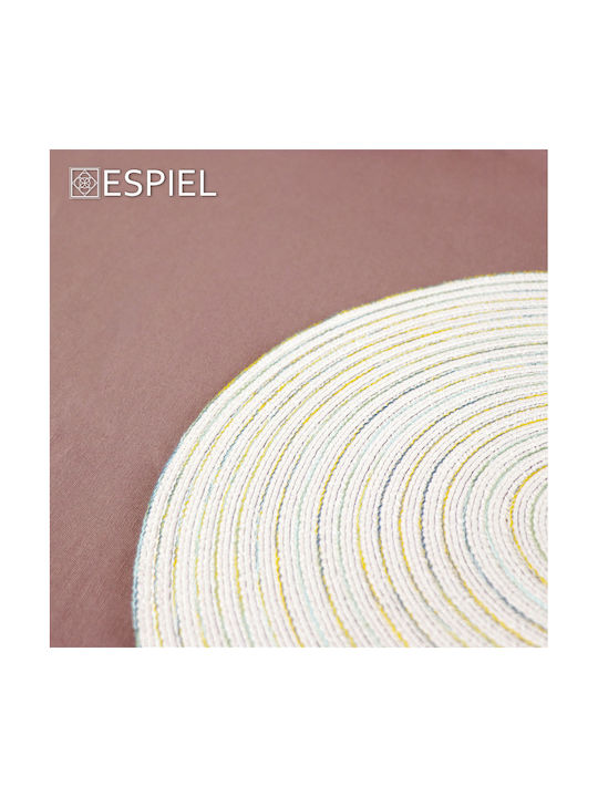 Espiel Σουπλά Πλαστικό Λευκό 38x38cm 6τμχ Espiel Σουπλά Πλαστικό Λευκό 38x38cm 6τμχ