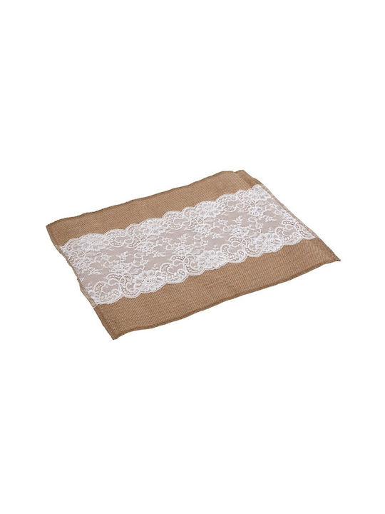 Espiel Fabric Placemat Beige 45x30cm DYT106