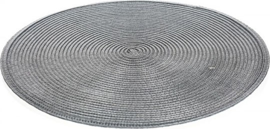 Banquet Τondo Placemat Round Wicker Grey 38cm 1pcs