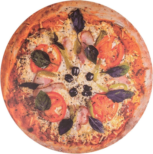 Out of the Blue Pizza Tischsets Rund Kunststoff 38cm 4 Stück