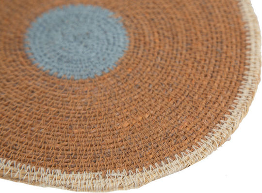 Soulworks Round Wicker Placemats Brown 22cm 4 Pieces
