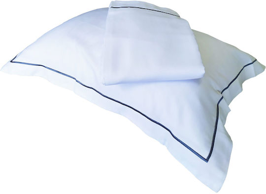 Blanc de Blanc Set 6 Hotel Pillowcases 53x73cm.