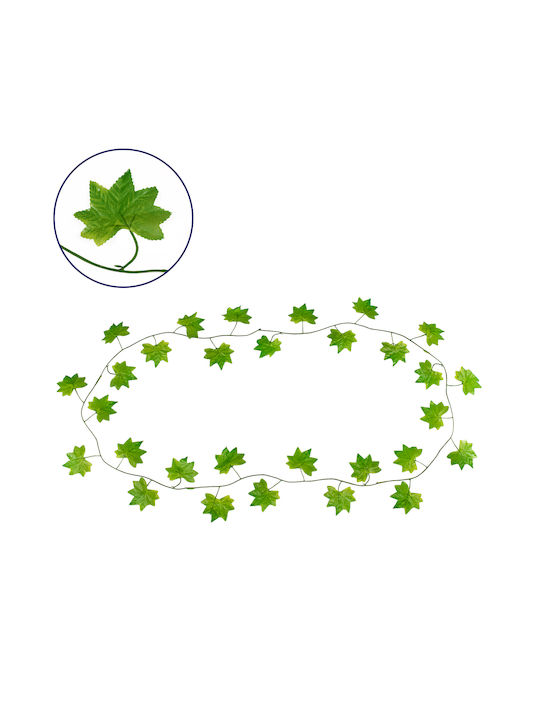 Decorative Garland Maple Green 220cm GloboStar