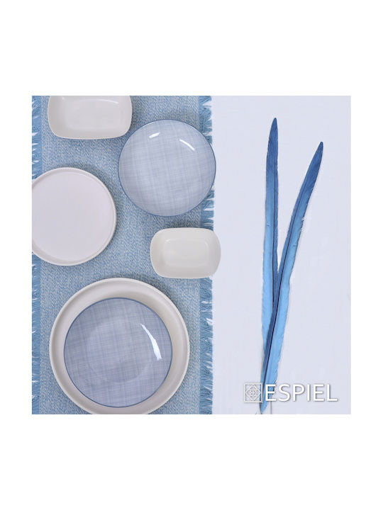 Dekorative Feder Blau 70cm 6Stück Espiel