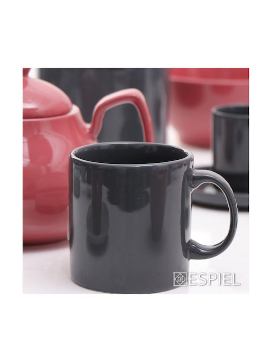 Espiel Essentials Mug Ceramic Light Grey 410ml OWA107K1