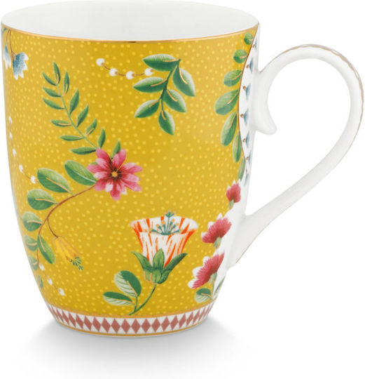 PiP Studio LA MAJORELLE Porcelain Cup Yellow 350ml