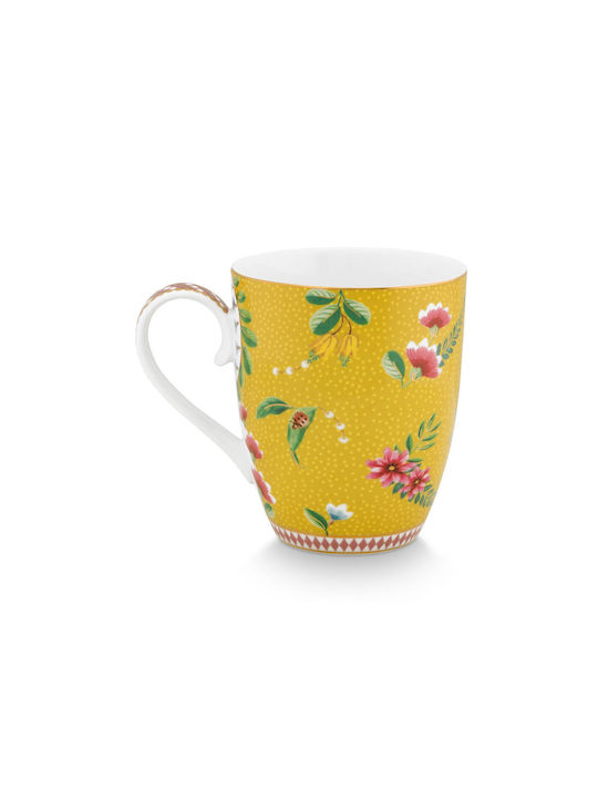 PiP Studio LA MAJORELLE Porcelain Cup Yellow 350ml