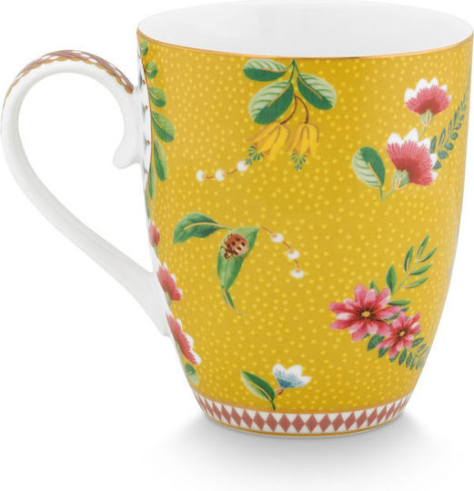 PiP Studio LA MAJORELLE Porcelain Cup Yellow 350ml