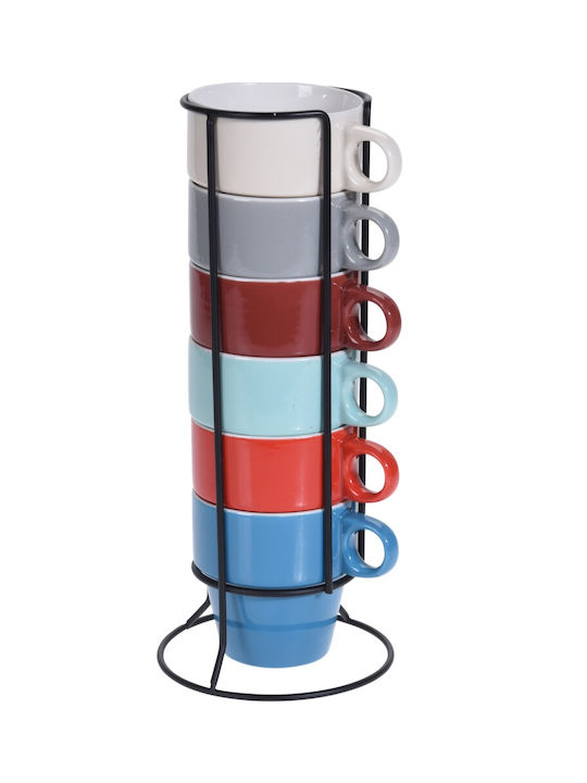 Excellent Houseware Cană Metalic Multicoloră 300ml