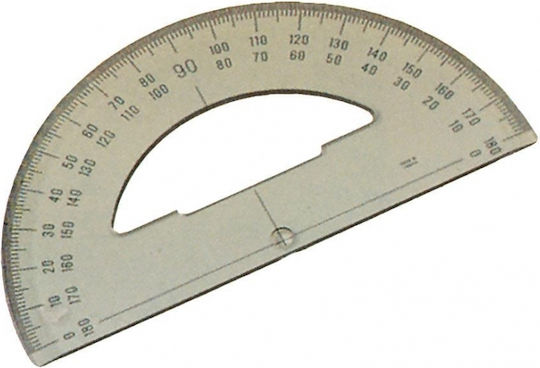 Next Set of 12 Protractors Plastic Transparent