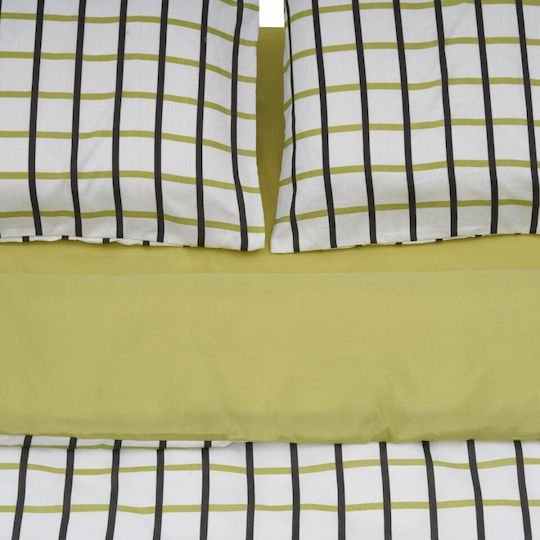 Heinner Sheet Set with 1 Pillowcase Super-Double 220x240cm. Ckr 4pcs