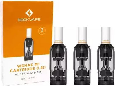 Geek Vape Wenax M1 Spare Pod 3 Pieces 2ml with 1.2ohm Heating Element