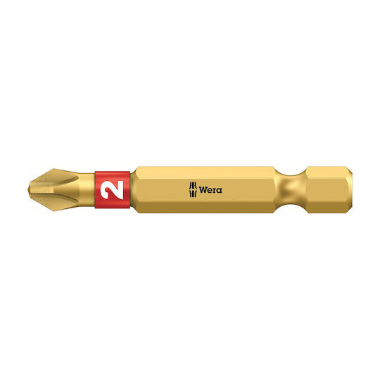Wera 851/4 BDC Screwdriver Bit Cross with Size PH2 W059532