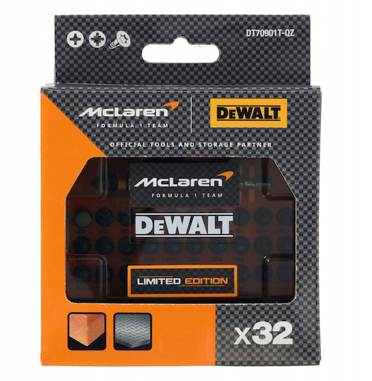 DEWALT Mclaren 32-teiliges Schraubendreher-Bits Set