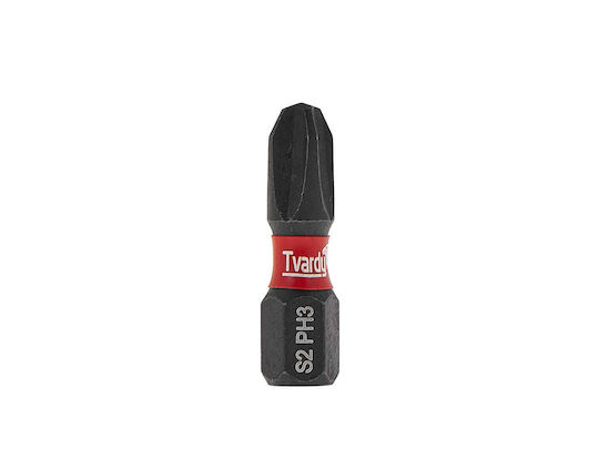 Tvardy Ph3 25mm S2 Impact Screwdriver Bits 2 Pieces 10 50 500