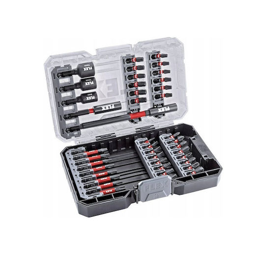 Set Biți Pentru Șurubelniță Impact Flex Db 41 Număr Bucăți 41