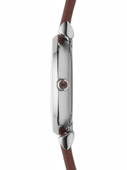 Emporio Armani Gianni T-bar Кварцов Часовник с Метална Верижка Emporio Armani Gianni T-bar Кварцов Часовник с Метална Верижка