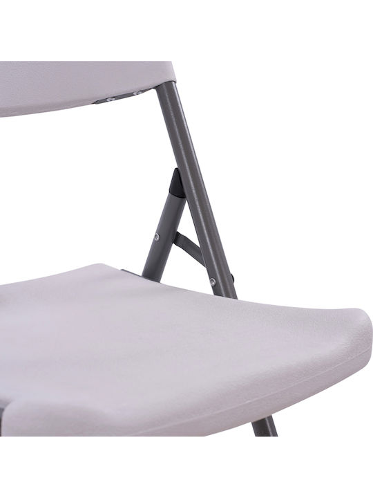 Catering-Stuhl Polypropylen Weiß 47x54.5x86εκ.