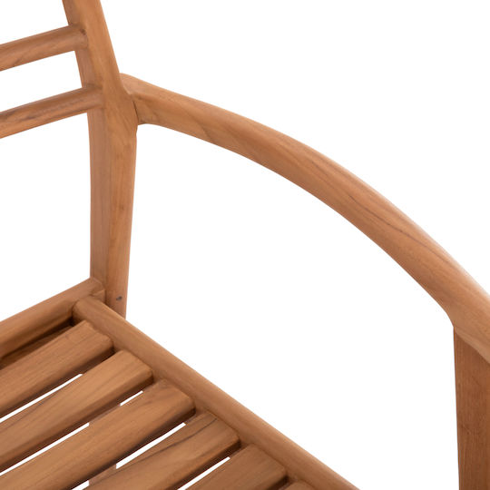Scaun De Exterior Din Lemn Moosen Natural 2 Bucăți 59x60x78 Cm