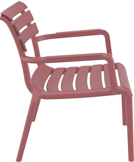 Outdoor Chair Polypropylene Paris Lounge Marsala 20pcs 70x70x76cm