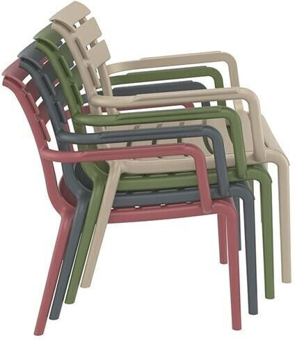 Outdoor Chair Polypropylene Paris Lounge Marsala 20pcs 70x70x76cm