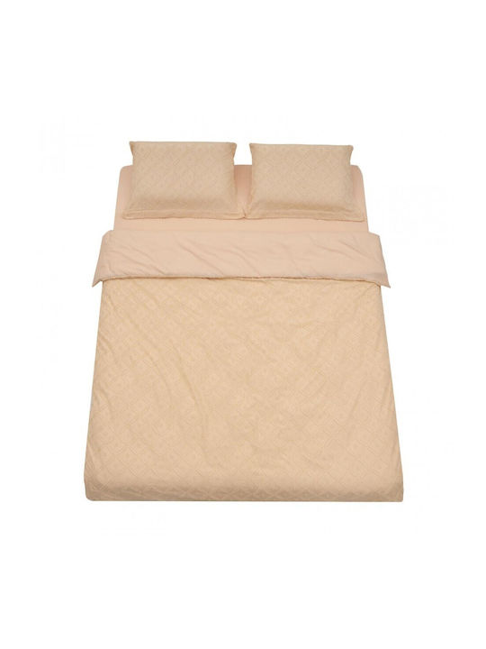 Heinner Σετ Σεντόνια Διπλά 200x220εκ. Εκρού (4τμχ)