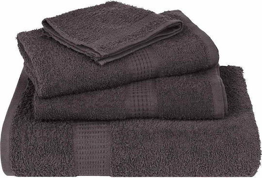 vidaXL Set 50 Hotelhandtücher 140x70 cm Gray