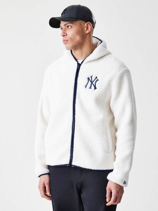 York Yankees Men's Fleece Jacket White