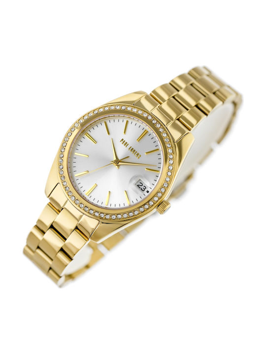 Paul Lorens Women's Watch 33mm Battery with Gold Stainless Steel Bracelet