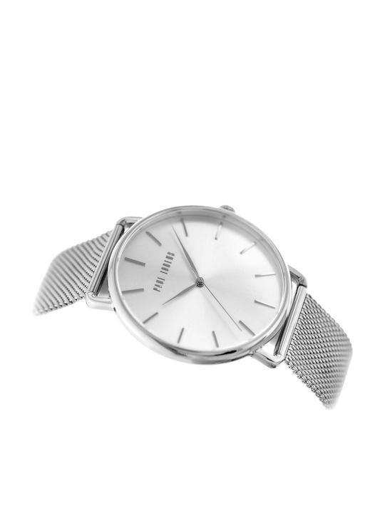 Paul Lorens Women's Watch 42mm Battery with Silver Stainless Steel Bracelet