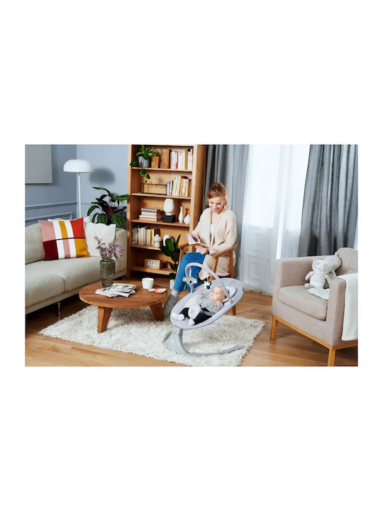 Kinderkraft Electric Relax pentru Bebeluși Leagăn Luli 2 cu Muzică Gri pentru Copil până la 4.2kg