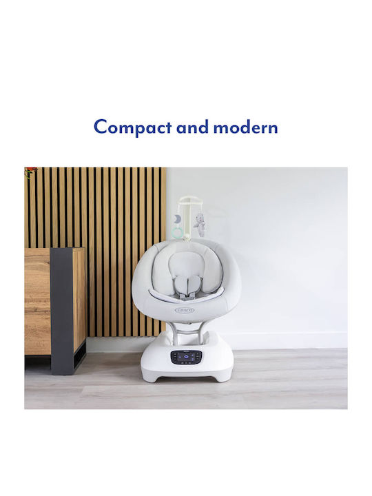 Graco Ηλεκτρικό Relax Μωρού Κούνια Λευκό για Παιδί έως 9kg