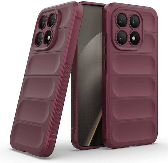 Techsuit Magic Задна корица Силикон Бордо (Xiaomi 15T)