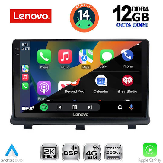 Lenovo Car Audio System for Opel Antara BMW X1 / X3 / X4 2006-2016 (Bluetooth/USB/WiFi/GPS/Apple-Carplay/Android-Auto) with Touch Screen 9"