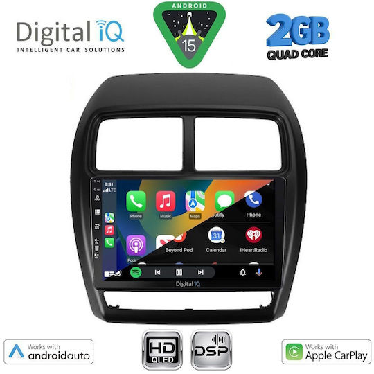 Digital IQ Ηχοσύστημα Αυτοκινήτου για Mitsubishi Asx 2020-2023 (Bluetooth/USB/WiFi/GPS/Apple-Carplay/Android-Auto) με Οθόνη Αφής 9"