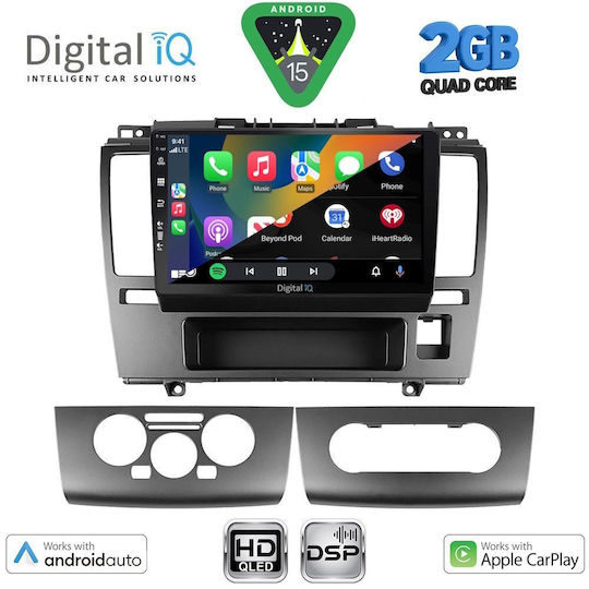 Digital IQ Car Audio System for Nissan Tiida 2004-2013 (Bluetooth/USB/WiFi/GPS/Apple-Carplay/Android-Auto) with Touch Screen 9"
