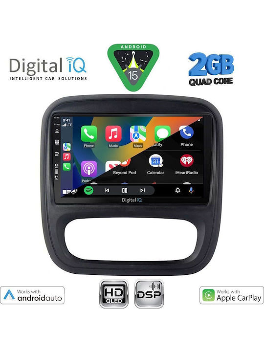 Digital IQ Автомобилна Аудио Система (Блутут/USB/WiFi/GPS/Apple-Carplay/Android-Auto) с Тъчскрийн 9"