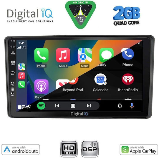 Digital IQ Car Audio System for Toyota Raize 2020 (Bluetooth/USB/WiFi/GPS/Apple-Carplay/Android-Auto) with Touch Screen 10"