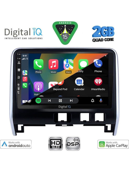 Digital IQ Car Audio System for Nissan Serena 2016-2022 (Bluetooth/USB/WiFi/GPS/Apple-Carplay/Android-Auto) with Touch Screen 10"
