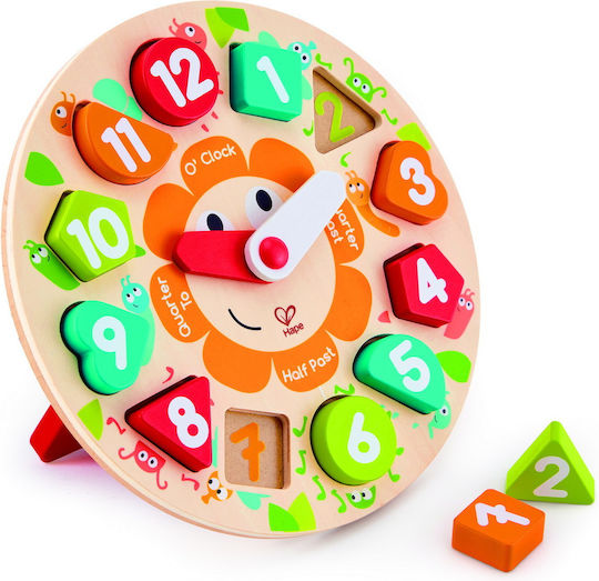 Hape Joc Educațional de Învățare a Orei din Lemn