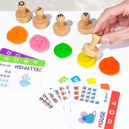 bebeLOGIC Montessori Lernspiel Buchstaben und Zahlen aus Holz