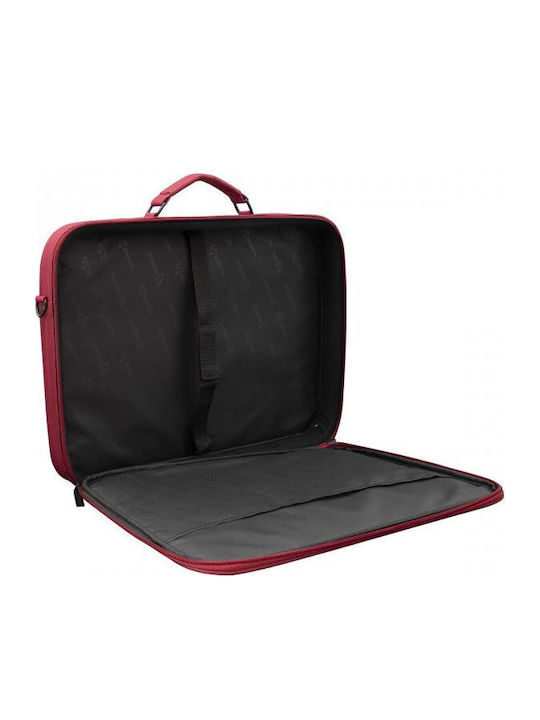 Sbox New York Τσάντα Ώμου / Χειρός για Laptop 15.6" σε Κόκκινο χρώμα
